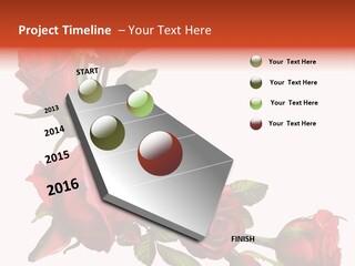 Summer Bunches Plant PowerPoint Template