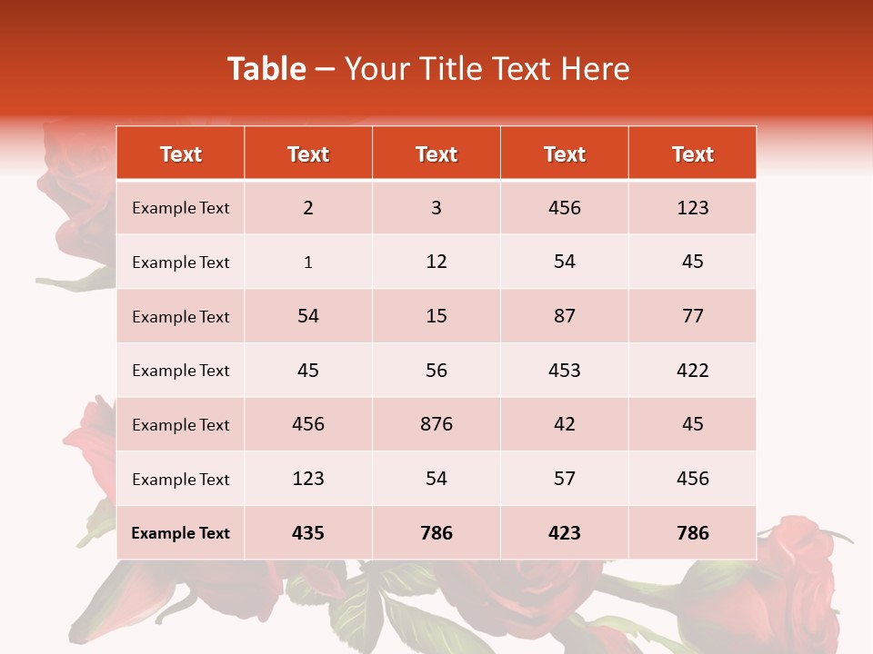 Summer Bunches Plant PowerPoint Template