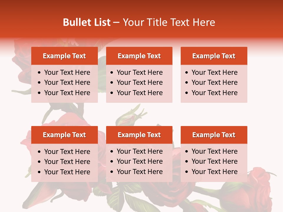 Summer Bunches Plant PowerPoint Template