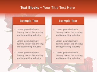 Summer Bunches Plant PowerPoint Template