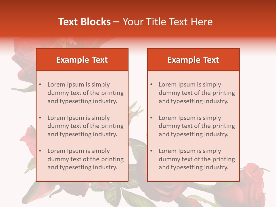 Summer Bunches Plant PowerPoint Template