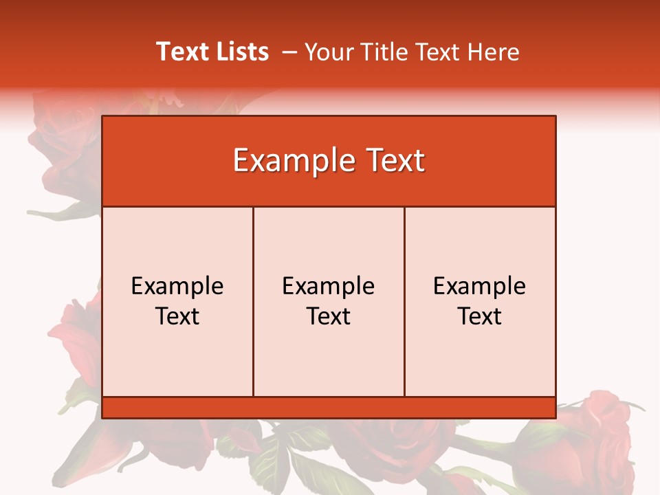 Summer Bunches Plant PowerPoint Template