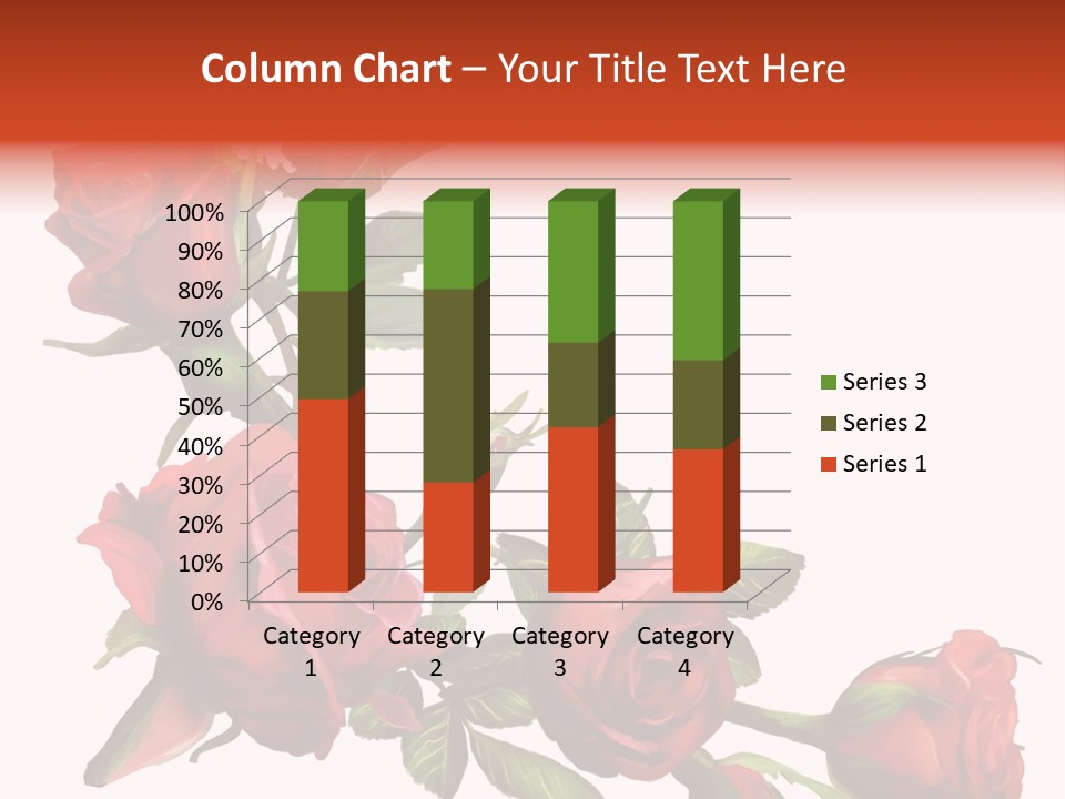 Summer Bunches Plant PowerPoint Template