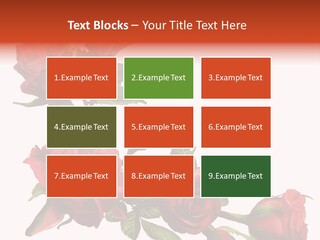 Summer Bunches Plant PowerPoint Template