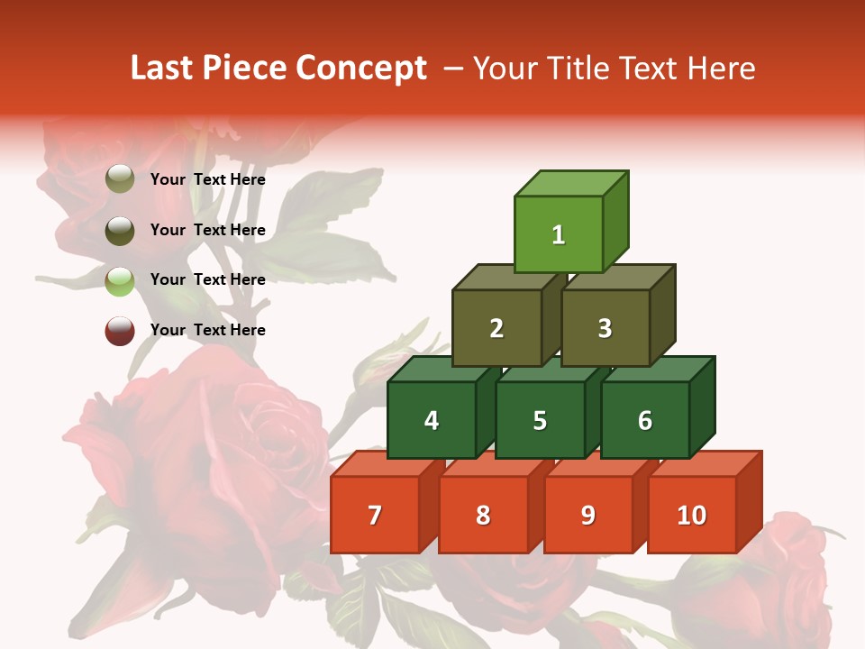 Summer Bunches Plant PowerPoint Template