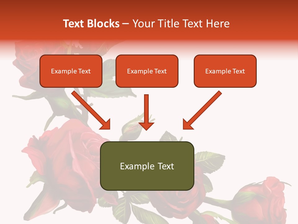 Summer Bunches Plant PowerPoint Template