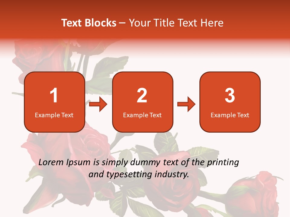 Summer Bunches Plant PowerPoint Template