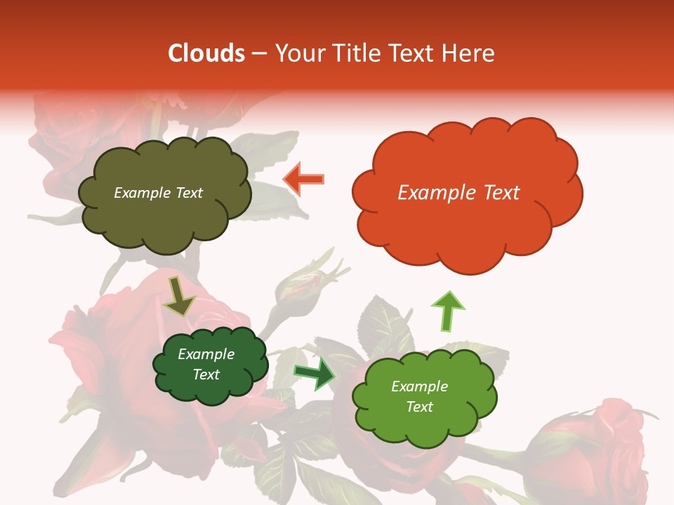 Summer Bunches Plant PowerPoint Template