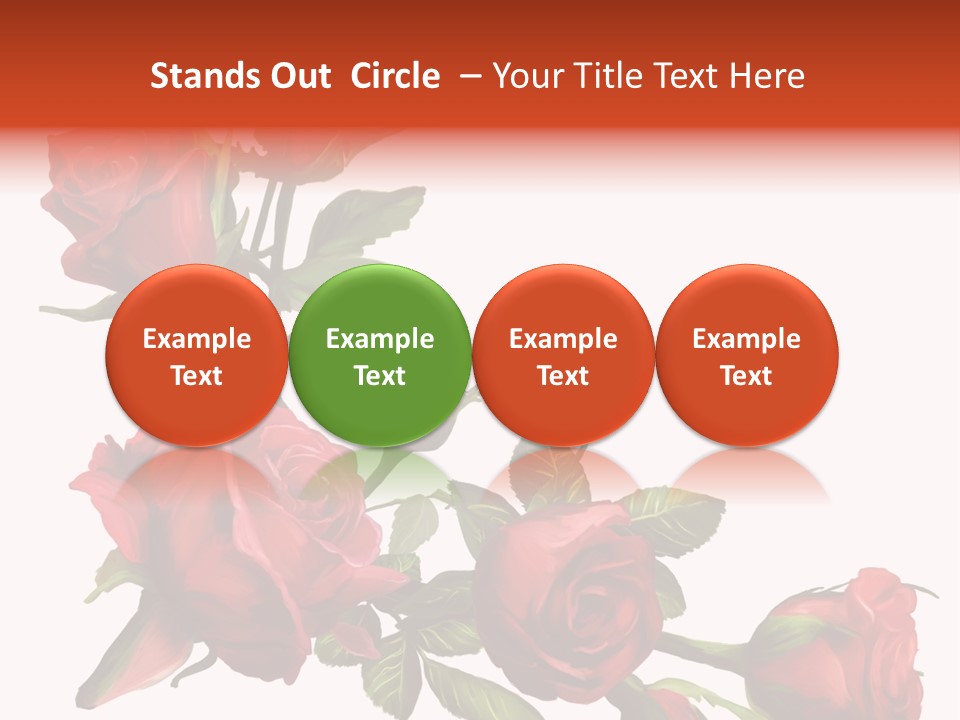 Summer Bunches Plant PowerPoint Template