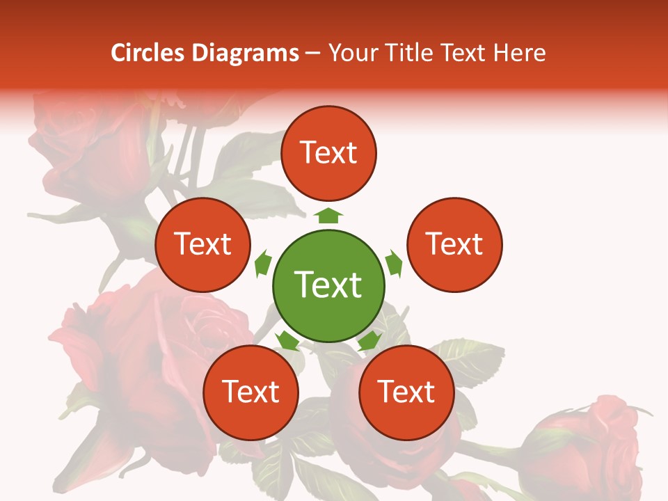 Summer Bunches Plant PowerPoint Template