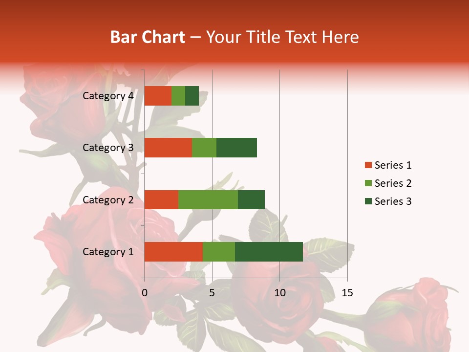 Summer Bunches Plant PowerPoint Template