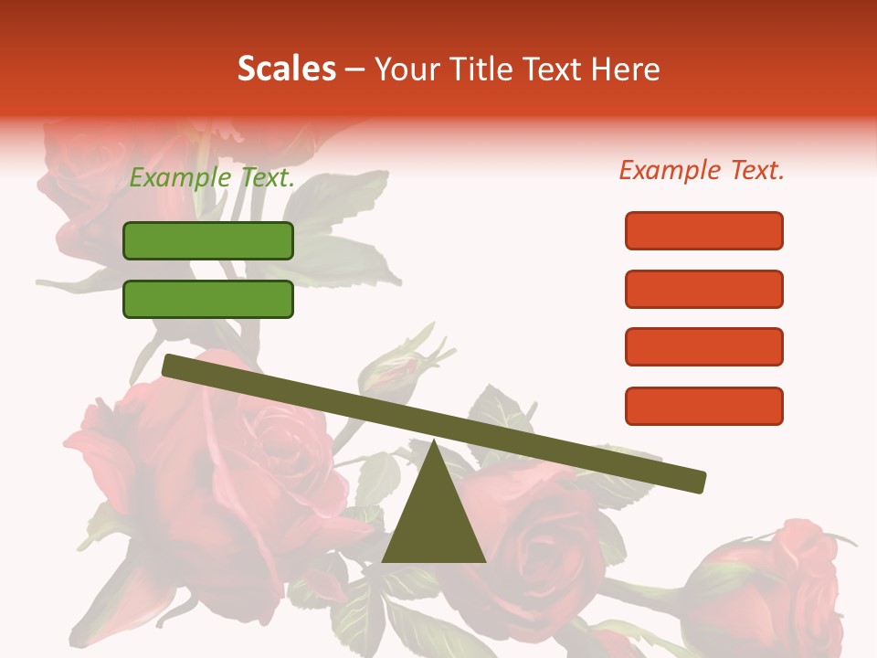 Summer Bunches Plant PowerPoint Template