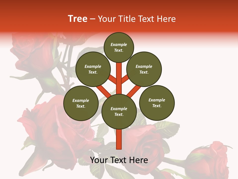 Summer Bunches Plant PowerPoint Template