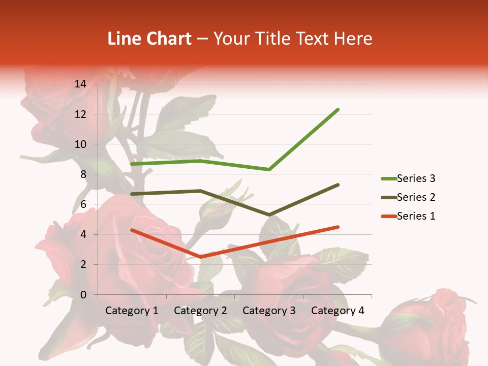 Summer Bunches Plant PowerPoint Template