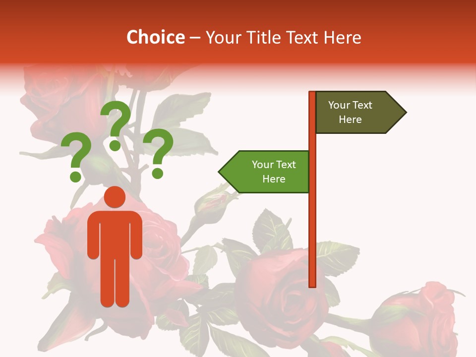 Summer Bunches Plant PowerPoint Template