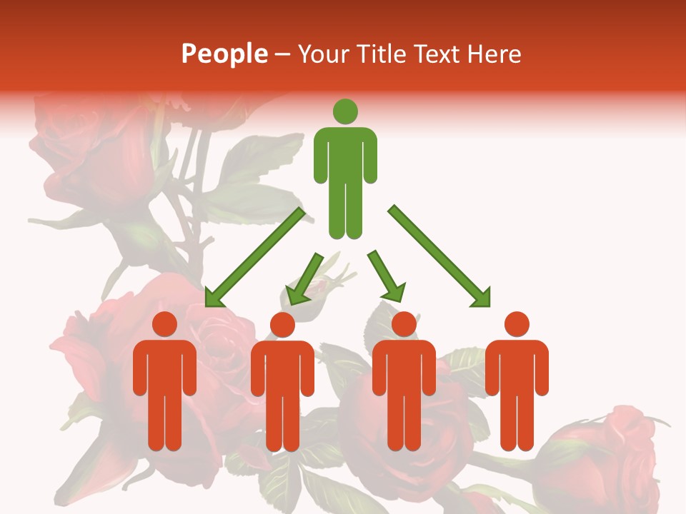 Summer Bunches Plant PowerPoint Template