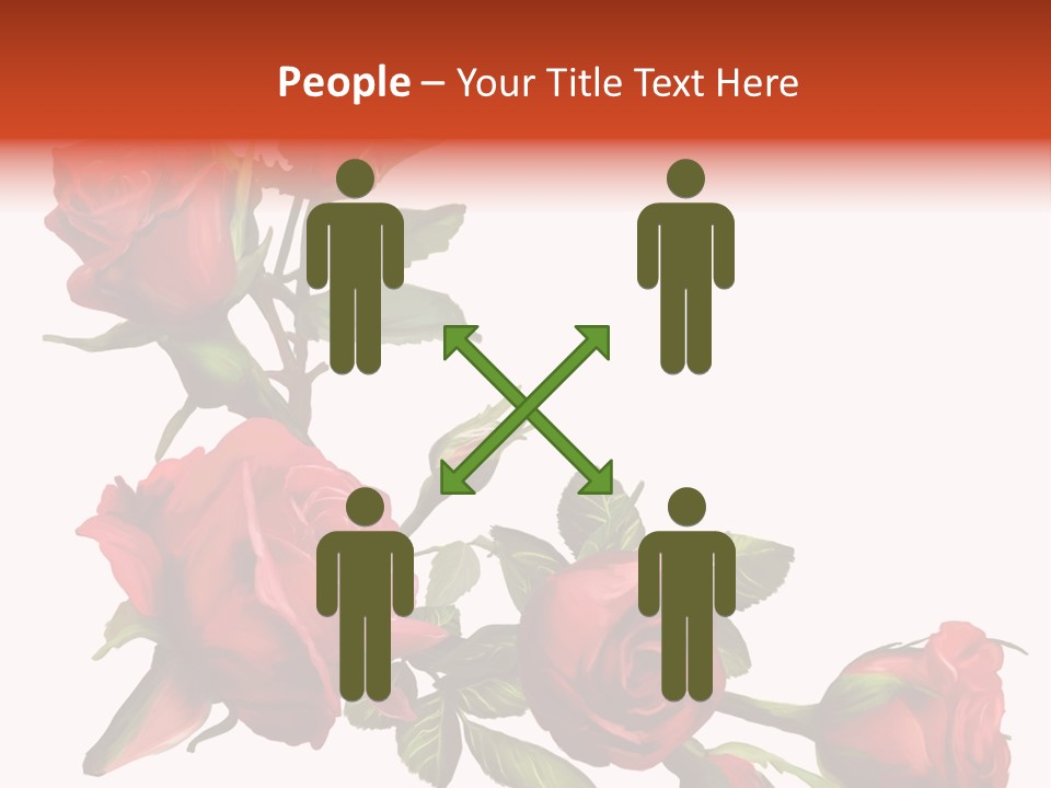 Summer Bunches Plant PowerPoint Template