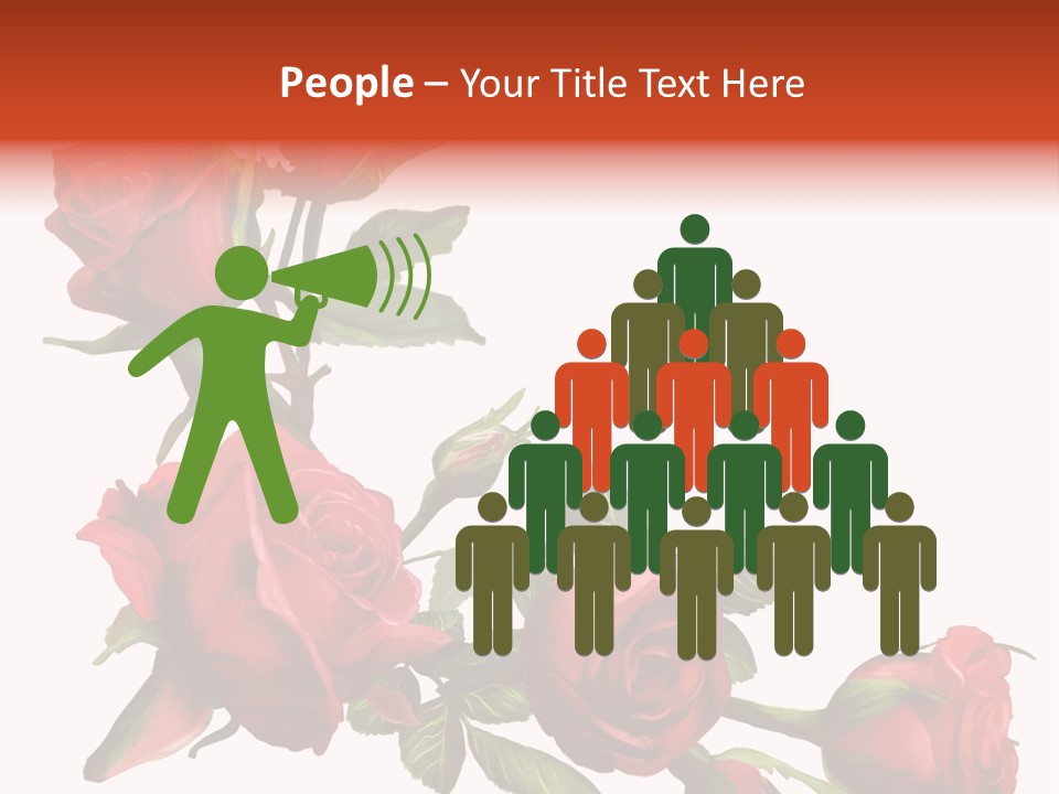 Summer Bunches Plant PowerPoint Template