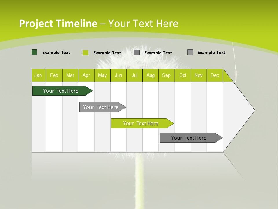 Flug Pusteblume Allergie PowerPoint Template