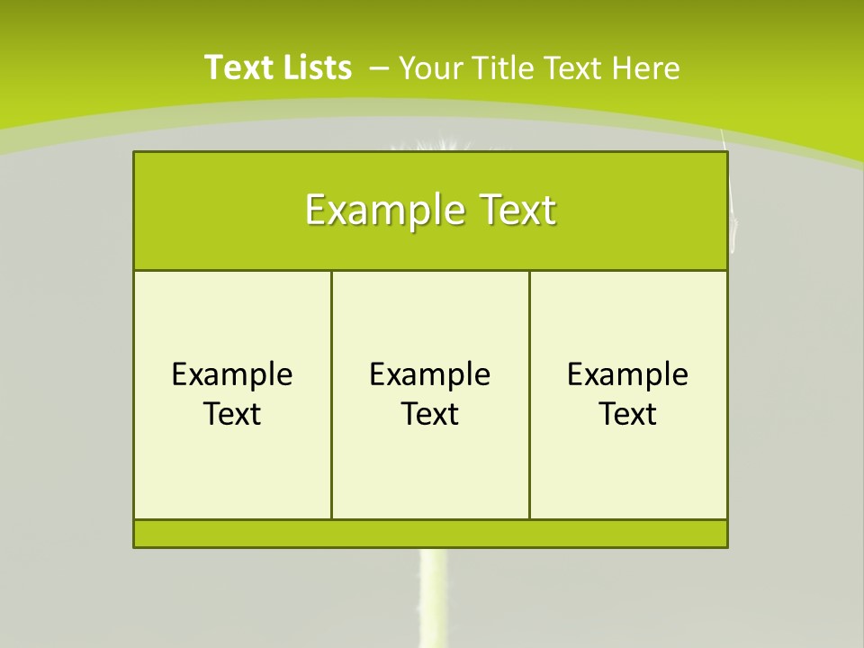 Flug Pusteblume Allergie PowerPoint Template