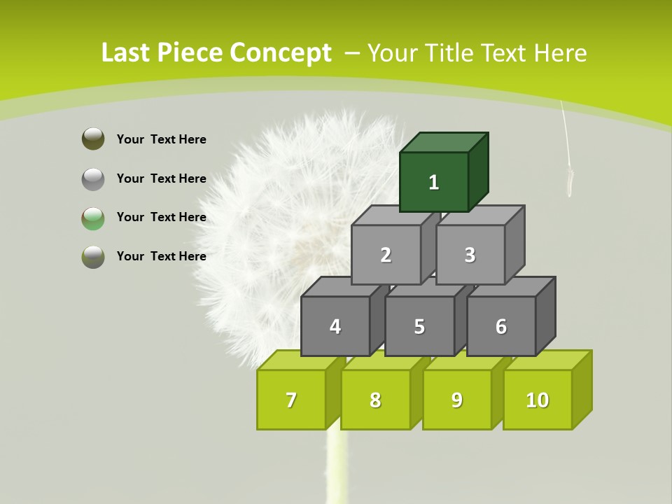 Flug Pusteblume Allergie PowerPoint Template