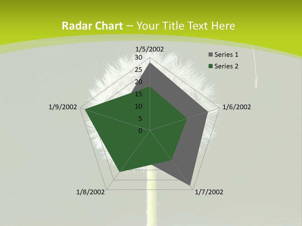 Flug Pusteblume Allergie PowerPoint Template