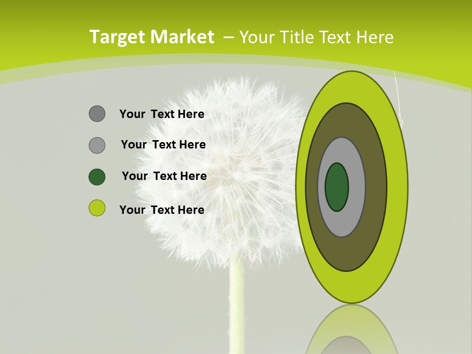 Flug Pusteblume Allergie PowerPoint Template