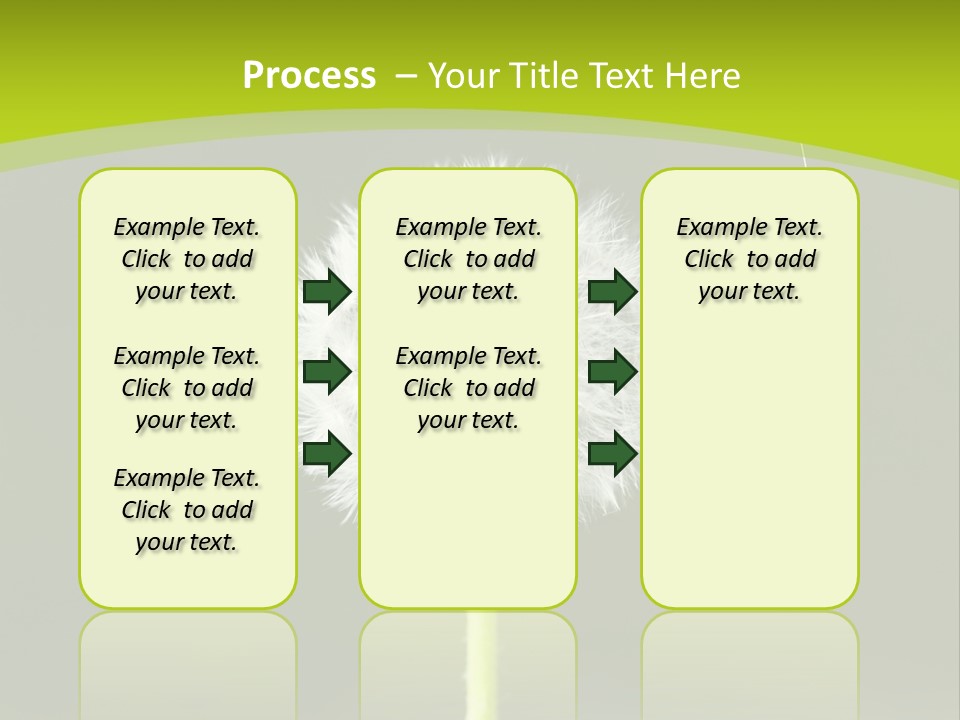 Flug Pusteblume Allergie PowerPoint Template