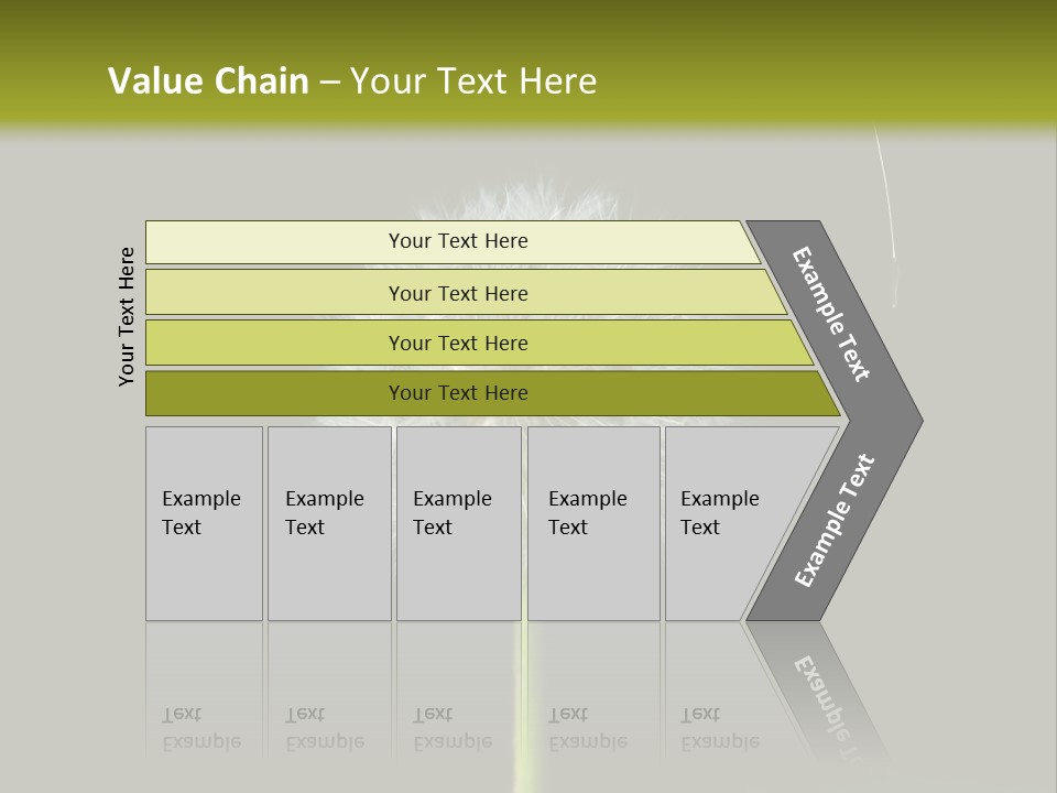 Pusteblume Wachsen Samen PowerPoint Template