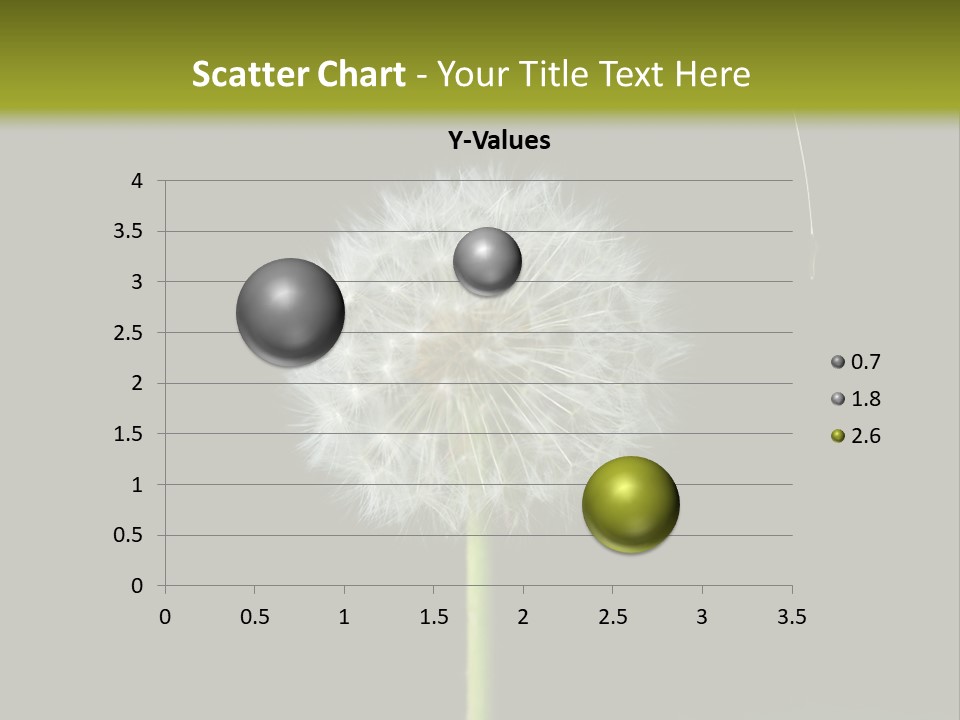 Pusteblume Wachsen Samen PowerPoint Template