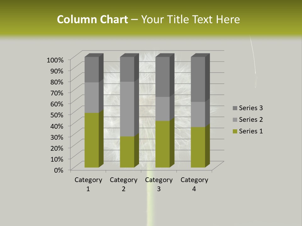 Pusteblume Wachsen Samen PowerPoint Template