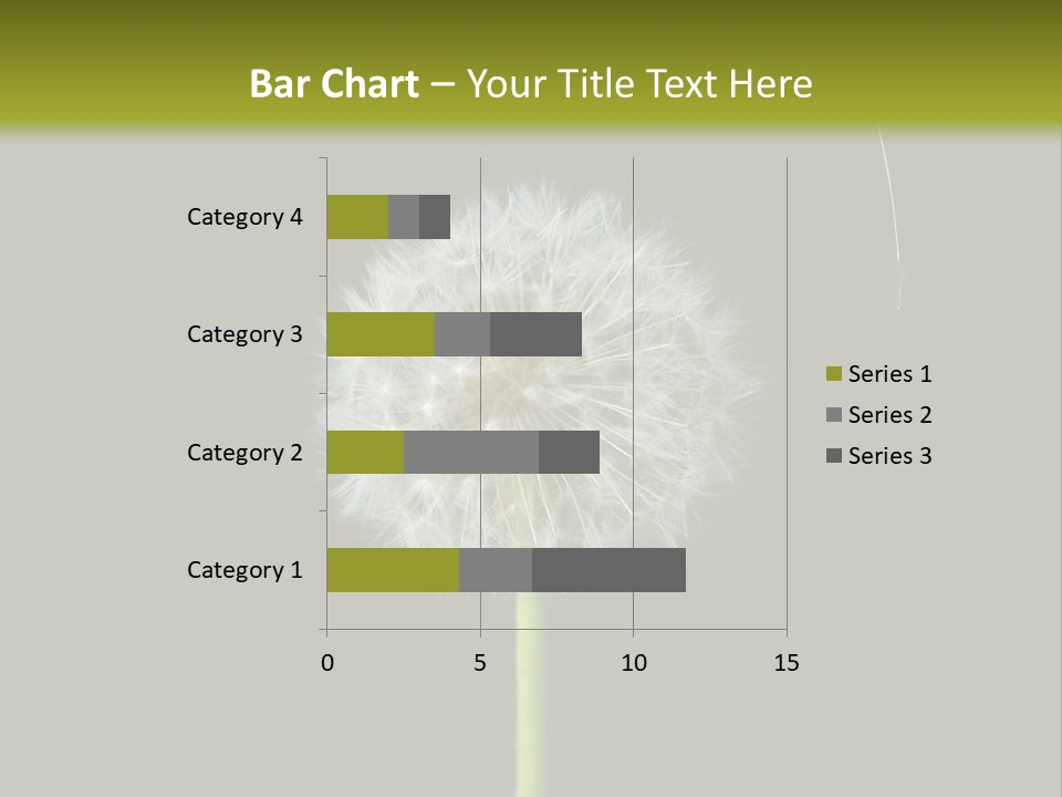 Pusteblume Wachsen Samen PowerPoint Template