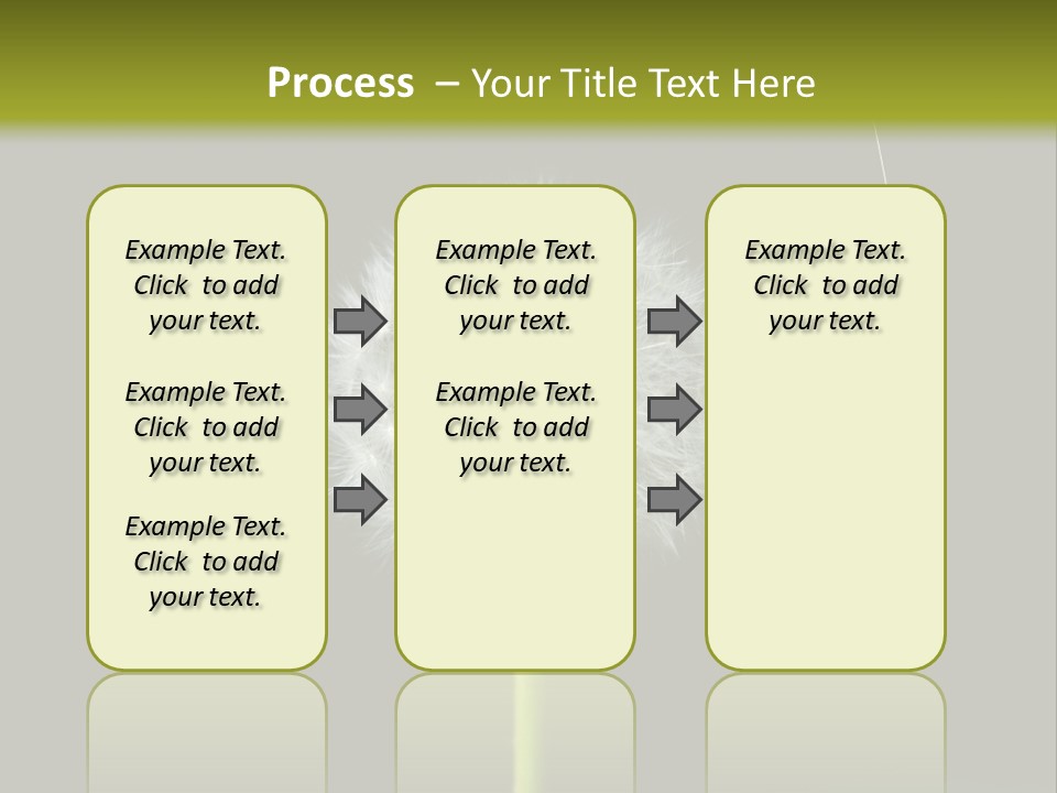 Pusteblume Wachsen Samen PowerPoint Template