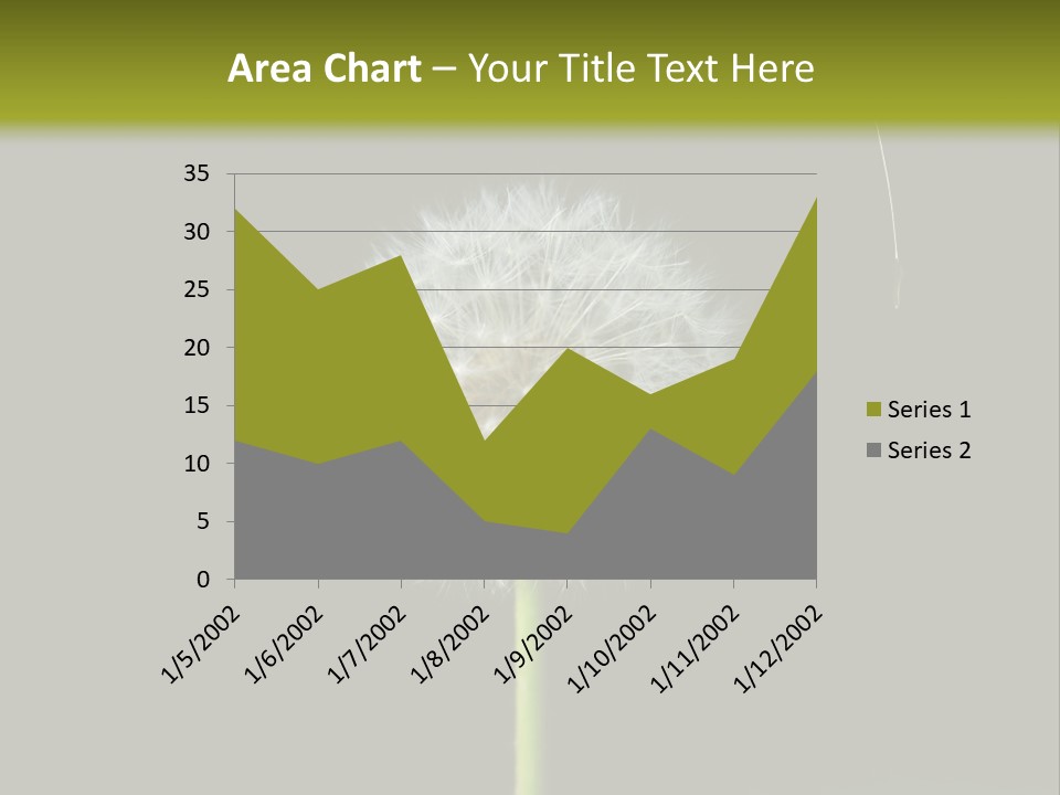 Pusteblume Wachsen Samen PowerPoint Template