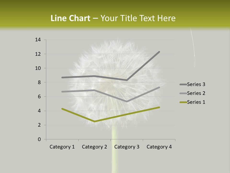 Pusteblume Wachsen Samen PowerPoint Template