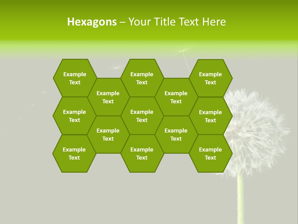 Wehen Pusteblume Blume PowerPoint Template