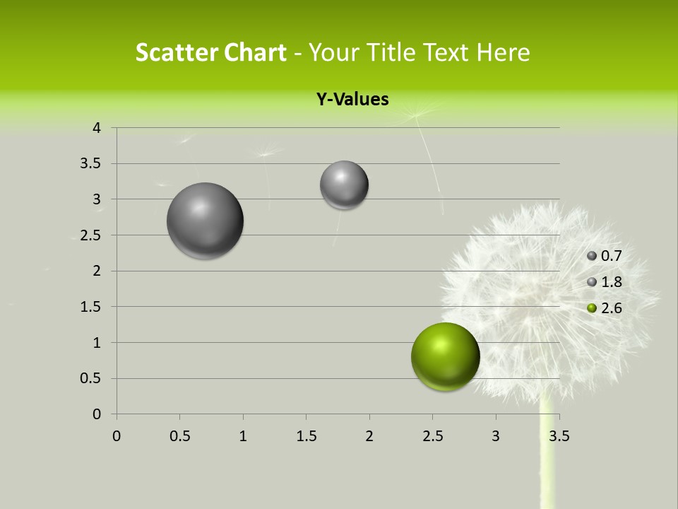 Wehen Pusteblume Blume PowerPoint Template