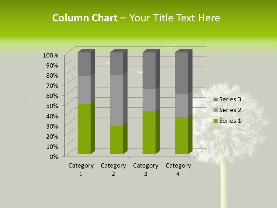 Wehen Pusteblume Blume PowerPoint Template