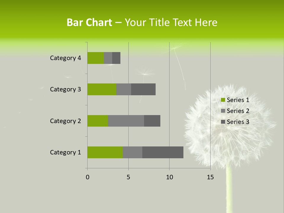 Wehen Pusteblume Blume PowerPoint Template