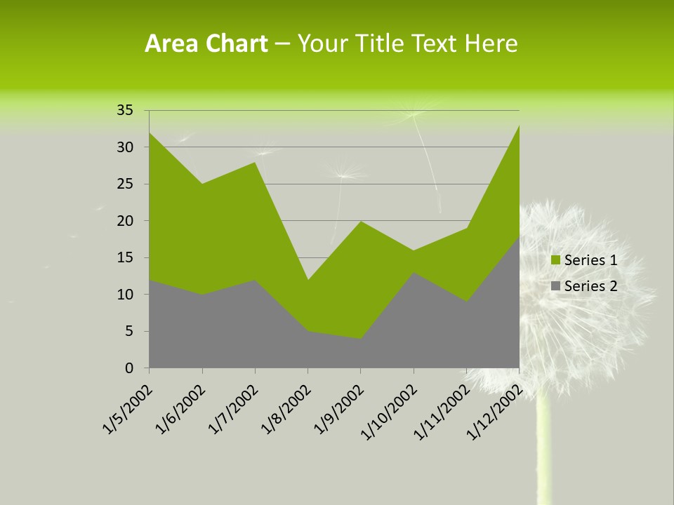 Wehen Pusteblume Blume PowerPoint Template
