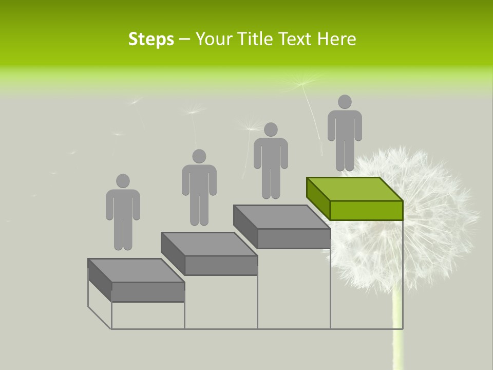 Wehen Pusteblume Blume PowerPoint Template