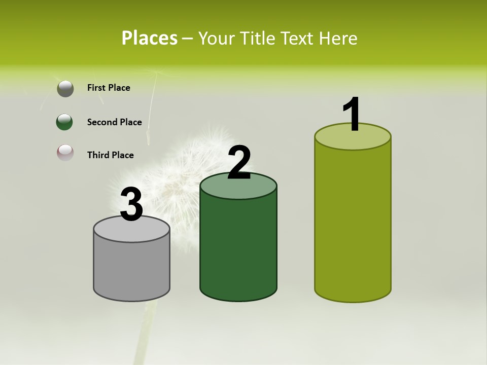 Pollenflug Pusteblume Sommer PowerPoint Template