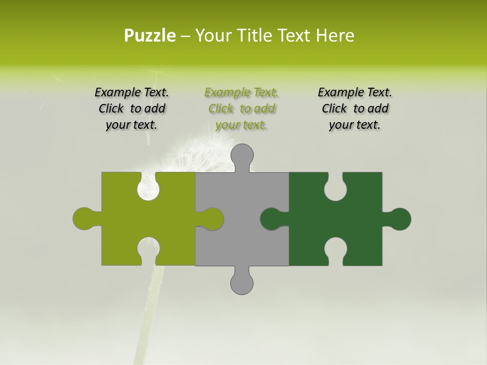 Pollenflug Pusteblume Sommer PowerPoint Template