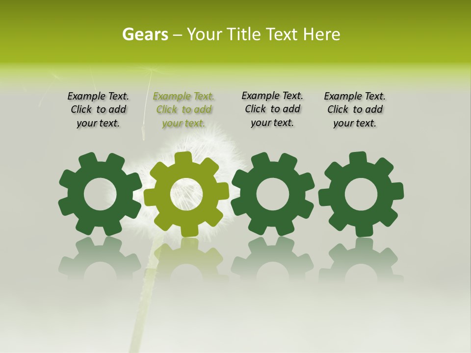 Pollenflug Pusteblume Sommer PowerPoint Template