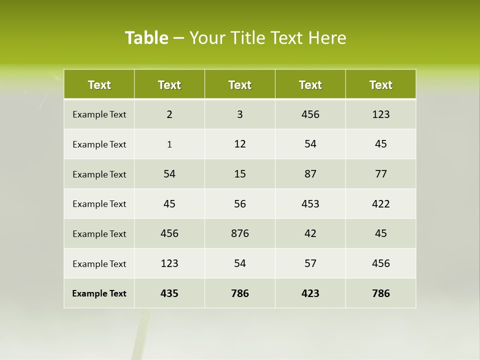 Pollenflug Pusteblume Sommer PowerPoint Template