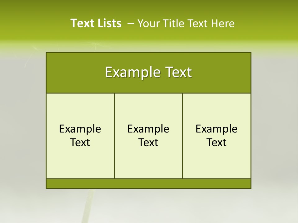 Pollenflug Pusteblume Sommer PowerPoint Template