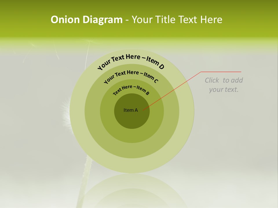 Pollenflug Pusteblume Sommer PowerPoint Template