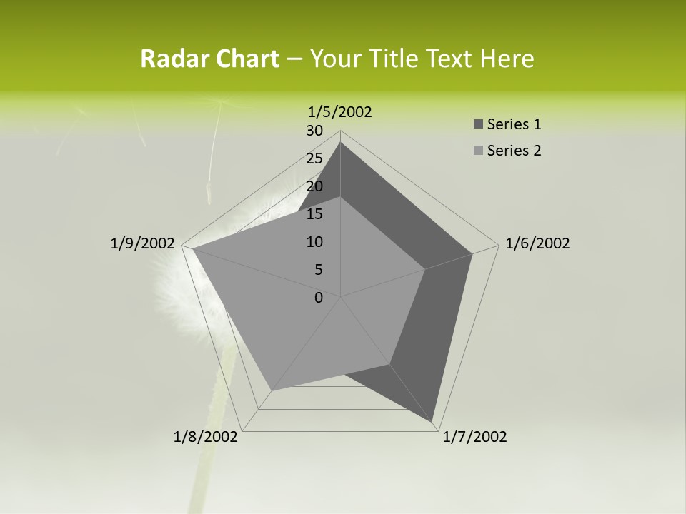 Pollenflug Pusteblume Sommer PowerPoint Template