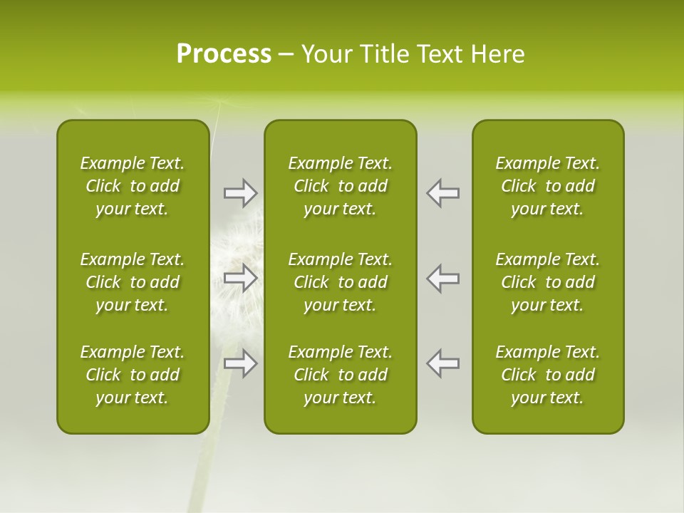Pollenflug Pusteblume Sommer PowerPoint Template