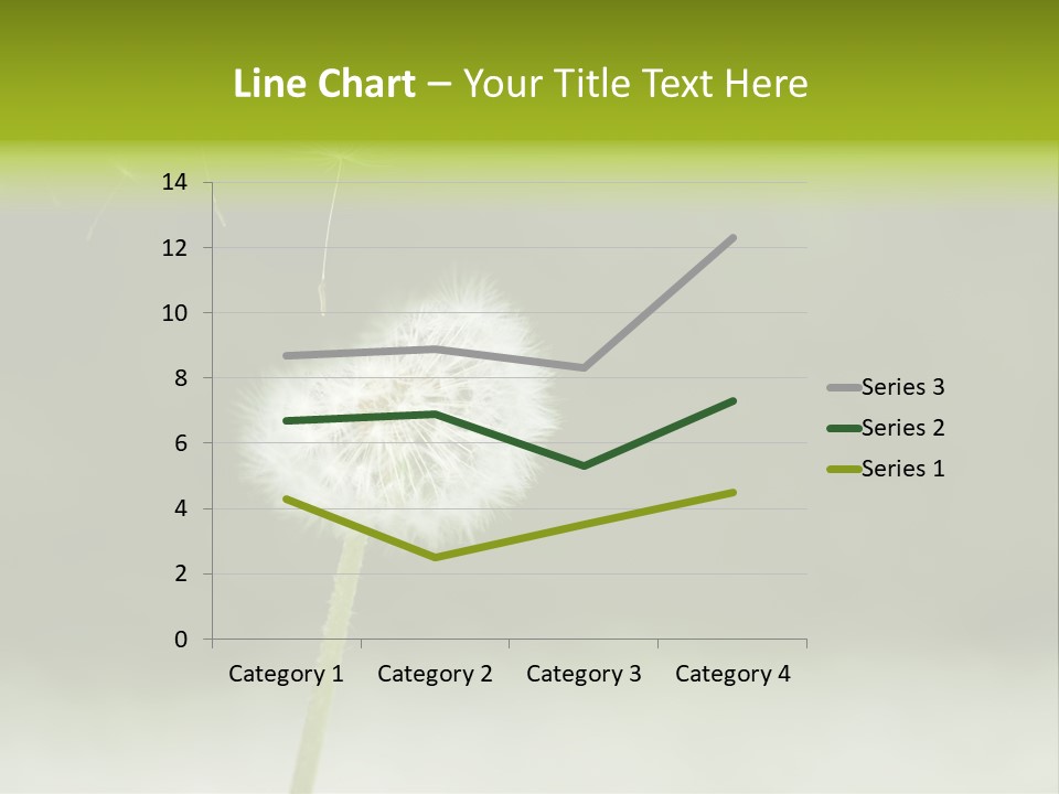 Pollenflug Pusteblume Sommer PowerPoint Template